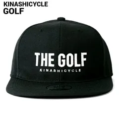 【木梨サイクル スナップバックキャップ（THE GOLF2）BLACK KINASHI CYCLE GOLF キナシサイクル ゴルフ 帽子 ブラック】のサムネイル
