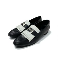 HERMES エルメス モカシン パリ トワルH 24cm 37.5 - メルカリ