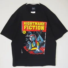 c3　ナイトメアー サリー パルプフィクション パロディＴシャツ プリントＴシャツ オーバーサイズ ブラック 黒色のサムネイル