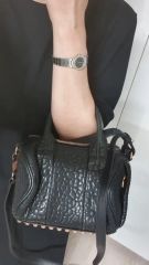 Alexander Wang ミニ ファニーパック ボディバッグ レザー 黒 - メルカリ