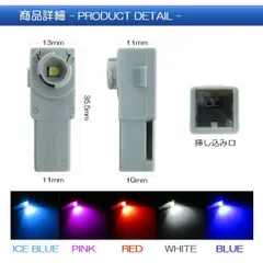 LED フットランプ 車内灯 SMD3chip 12V フットライト インナーランプ ルームランプ ポン付け 1個 間接照明 アルファード ヴェルファイア 20系 30系 クラウン ハリアー プリウス 30 ランクルのサムネイル