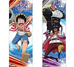 劇場版 ONE PIECE STAMPEDE キャラポスコレクション モンキー・D・ルフィ 走り ダグラス・バレット＆ブエナ グッズ ポスター 2枚セット ワンピースのサムネイル