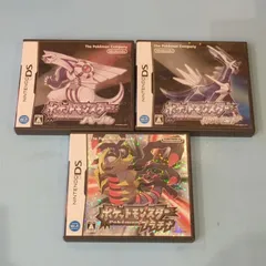 ポケットモンスター　ダイヤモンド　パール　プラチナ　3点セット　ニンテンドーDSソフト　pokemon