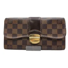 【中古品】 LOUIS VUITTON ルイ・ヴィトン N61747 CA3192 ダミエ・エベヌ ポルトフォイユ・システィナ 財布 長財布 【179-260527-cs-14-izu】