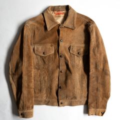 パ*ク様 50s LEVI'S ショートホーン スエードレザージャケット/ - メルカリ