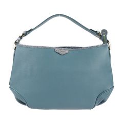 GUCCI ワンショルダーバッグ ロゴ ナイロン 水色 希少 ハンドバッグ 