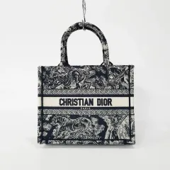 正規品)ディオール ブック トートバッグ スモール トゥー・ドゥ・ジュイ リバース 刺繍