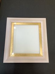 中谷文魚 色紙画 「ミモザ」額入り 添え書き付き 別色紙と入れ替え可能