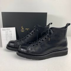 美品GUIDI NTP04 チロリアンブーツ42 ブラック イタリア製 グイディ 