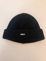 オベイ(OBEY) Hello Future ビーニー ブラックのサムネイル