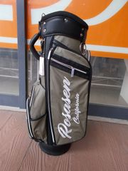 新品 Rosasen キャンバスコーティング カートバッグ 9型 3.9kg カーキ