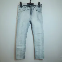 DIESEL ディーゼル デニムパンツ ストレッチ ヴィンテージ加工 キッズ ライトブルー 12Y (140〜150cm相当)  〇□☆