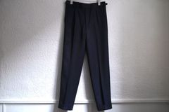 50s レーヨン ギャバジン スラックス ネイビー ヴィンテージ 60s