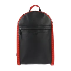 Christian Louboutin クリスチャンルブタン BACKPARIS リュック・デイパック 1225145 レザー ラバー  ブラック レッド バックパック スパイクスタッズ のサムネイル