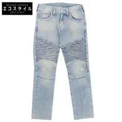 TRUE RELIGION　トゥルーレリジョン　デニム スキニー バイカーパンツ ボトムス メンズ ブルー　31