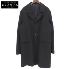 PaulSmith　ポールスミス　メルトンウール チェスターコート メンズ ブラック XL　XLのサムネイル