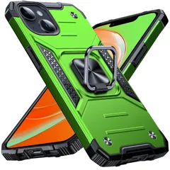 新品 Anqrp iPhone 13 Mini 用 ケース リング付き PC TPU 耐衝撃 携帯カバー アイフォン 13 Mini ケース 米軍MIL規格 耐衝撃 360°回転 スタンド機能 車載ホルダー対応 人気 カバー iPhone 13 Mini 対応