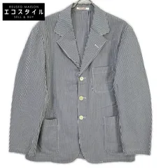 J.PRESS　ジェイプレス　ホワイト ストライプシャツジャケット　36のサムネイル