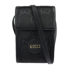 極美品】グッチ オフザグリッド GG ショルダーバッグ 黒 ナイロン 