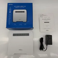 【中古・美品】 ピクセラ LTE対応 SIMフリーホームルーター PIX-RT100 №1515のサムネイル