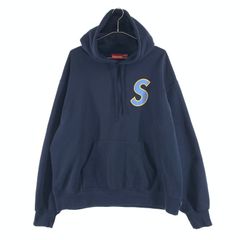 Supreme Sロゴ ブラック スワロフスキー パーカー オークションに変更