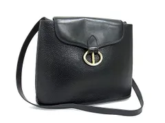 Christian Dior クリスチャンディオール ショルダーバッグ クロスボディバッグ - ブラック レザー レディース ゴールド金具