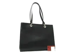 美品 Cartier カルティエ トートバッグ  パンテール ショルダートート L100360 ブラック シルバー金具 レザー レディースのサムネイル