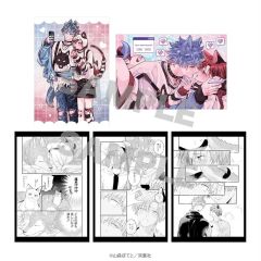 [중고] 엽서 렌기 켄타 & 삼모 신이치 엽서 5종 세트 데이트 & 디저트 ver