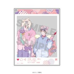 [중고] 키 홀더 하야카이 이오리 & 하라사와 미츠루 외출 아크릴 키 홀더 데이트 ver