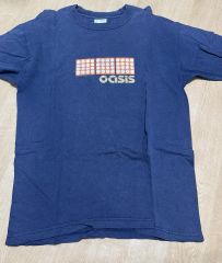 Oasis オアシス Tシャツ ネイビー ヴィンテージTシャツ - メルカリ