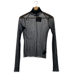RECTO SPARKLE PLEATS ROLL NECK TOP 23050510000030 ブラック ONE SIZE