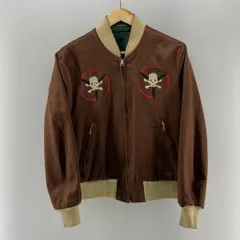 【中古】SUGARCANE 90s M品番 スーベニアジャケット ブラウン 38 シュガーケーン[24]のサムネイル