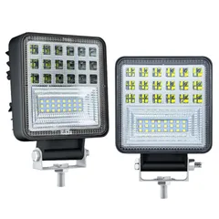 2個セット LED ワークライト 126W 汎用 ホワイト 12V 24V 兼用 作業灯 防水 管理F5のサムネイル