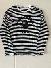 A BATHING APE ストライプ 長袖Tシャツ 2XLのサムネイル