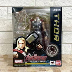 【ムジョルニア欠品】TAMASHII NATIONS S.H.フィギュアーツ アベンジャーズ ソー THOR S.H.Figuarts  劇場版『アベンジャーズ エイジ・オブ・ウルトロン』バンダイ BANDAI マーベル MARVELのサムネイル