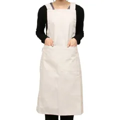 17654 エプロン ワークエプロン COTTON ガーデニング 料理 作業用 コットン 綿100