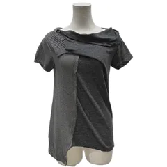Y's 天竺ニットドッキングアシンメトリーカットソー Tシャツ 半袖 Yohji Yamamoto Femme ヨウジヤマモト レディースのサムネイル