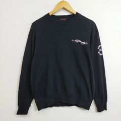 00s Ed Hardy 에드하디 타이거 프린트 스웨트 Y2K 헤세이 걸 오빠계 rock grunge 블랙 사이즈 M E837