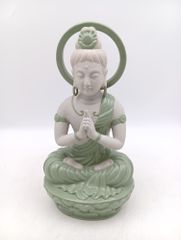 九谷焼 観音菩薩像 置物 工芸美術品 九谷焼 観音菩薩像 仏像 置物_Y9659 - メルカリ