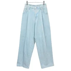 NEON SIGN　ネオンサイン　Wide denim slacks Used　ワイドデニムスラックス　ウォッシュタックバギージーンズ　N0344　8054000246137のサムネイル