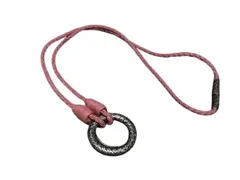 BOTTEGA VENETA ボッテガヴェネタ ネックレス ピンク レザー SV925 レディースのサムネイル