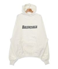 ☆nissay様専用☆バレンシアガ ダメージ加工パーカー ホワイト 白 XXS