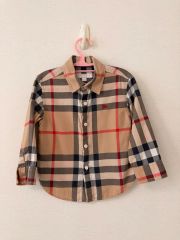 BURBERRY バーバリー ノバチェック半袖シャツ 86cm - メルカリ