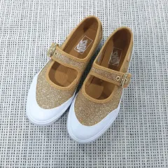 新品 VANS メリージェーン 金色 グリッター スニーカー 200mmのサムネイル