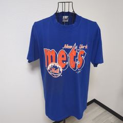 美品 80s LOGO7 NEW YORK METS Tシャツ MLB 公式 - メルカリ