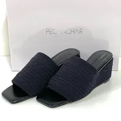 【PECHiNCHAR】ペシンシャ/スクエアトゥニットミュール/37/未使用品/ヤマダヤのサムネイル