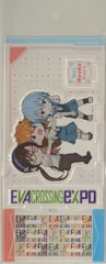 ムービック 新世紀エヴァンゲリオン アクリルスタンド EVA CROSSING EXPO メインビジュアル(レイ&アスカ&マリ・デフォルメ)
