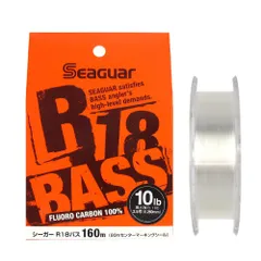 クレハ合繊 シーガー Ｒ１８ ＢＡＳＳ １６０ｍ １０ｌｂ クリア