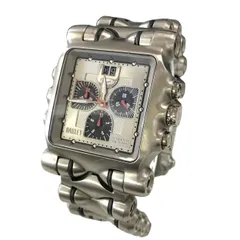 オークリー ミニッツマシーン クロノグラフ OAKLEY Minute Machine Chronograph メンズ 腕時計 クォーツ シルバー 不動品T11252534のサムネイル