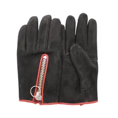 powwow the gauntlet TYPE-TERRY Roughout Leather Black/Red パウワウ ガントレッド グローブ テリー ラフアウトレザー ブラック/レッド　POWWOWのサムネイル